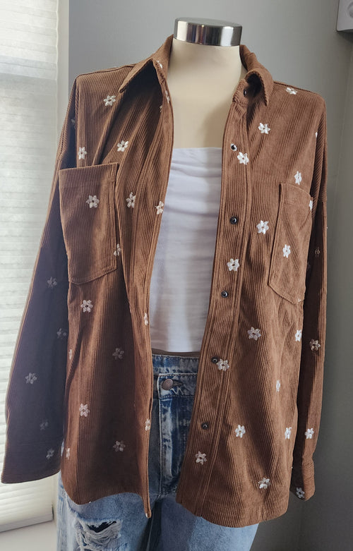 FLORAL EMBROIDERED JACKET