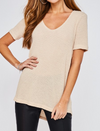 Knotted Back Short Sleeve Top
