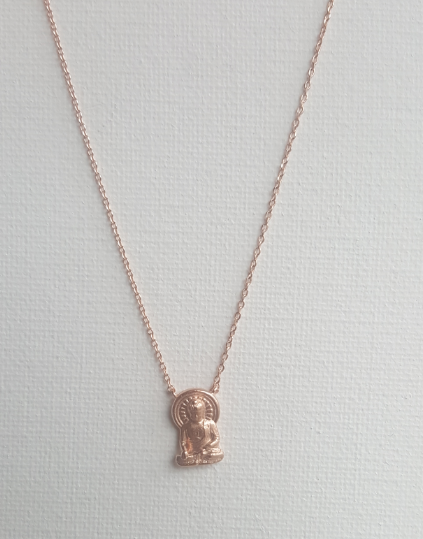 Rose Gold Buddha Necklace