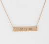 Love Is Love Necklace