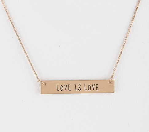 Love Is Love Necklace